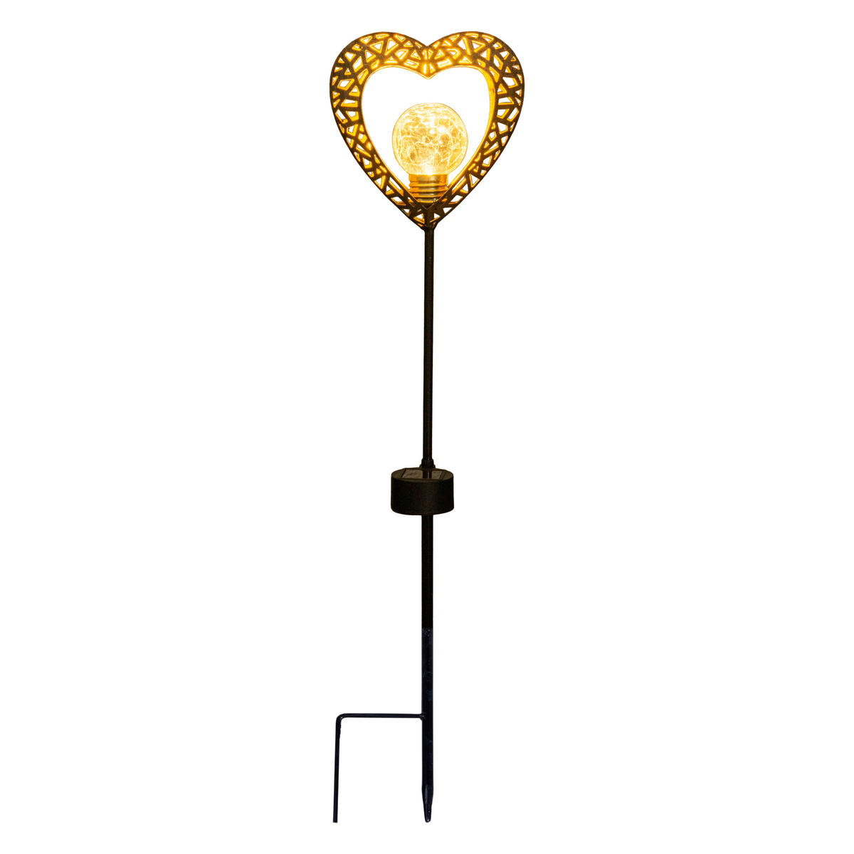 SOLARLEUCHTE  - Schwarz, Basics, Glas/Kunststoff (12,5/4,2/59cm) - Näve