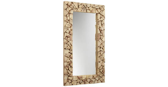 WANDSPIEGEL 120/70/4 cm    - Akaziefarben, Trend, Glas/Holz (120/70/4cm) - Landscape