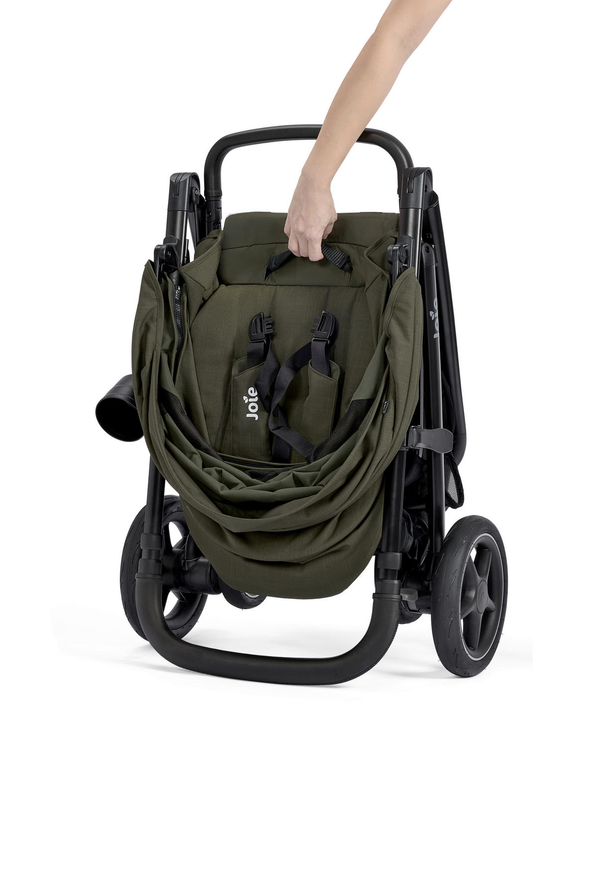 BUGGY Joie  - Dunkelgrün/Schwarz, Basics, Textil/Metall (59/102,5/91cm) - Joie