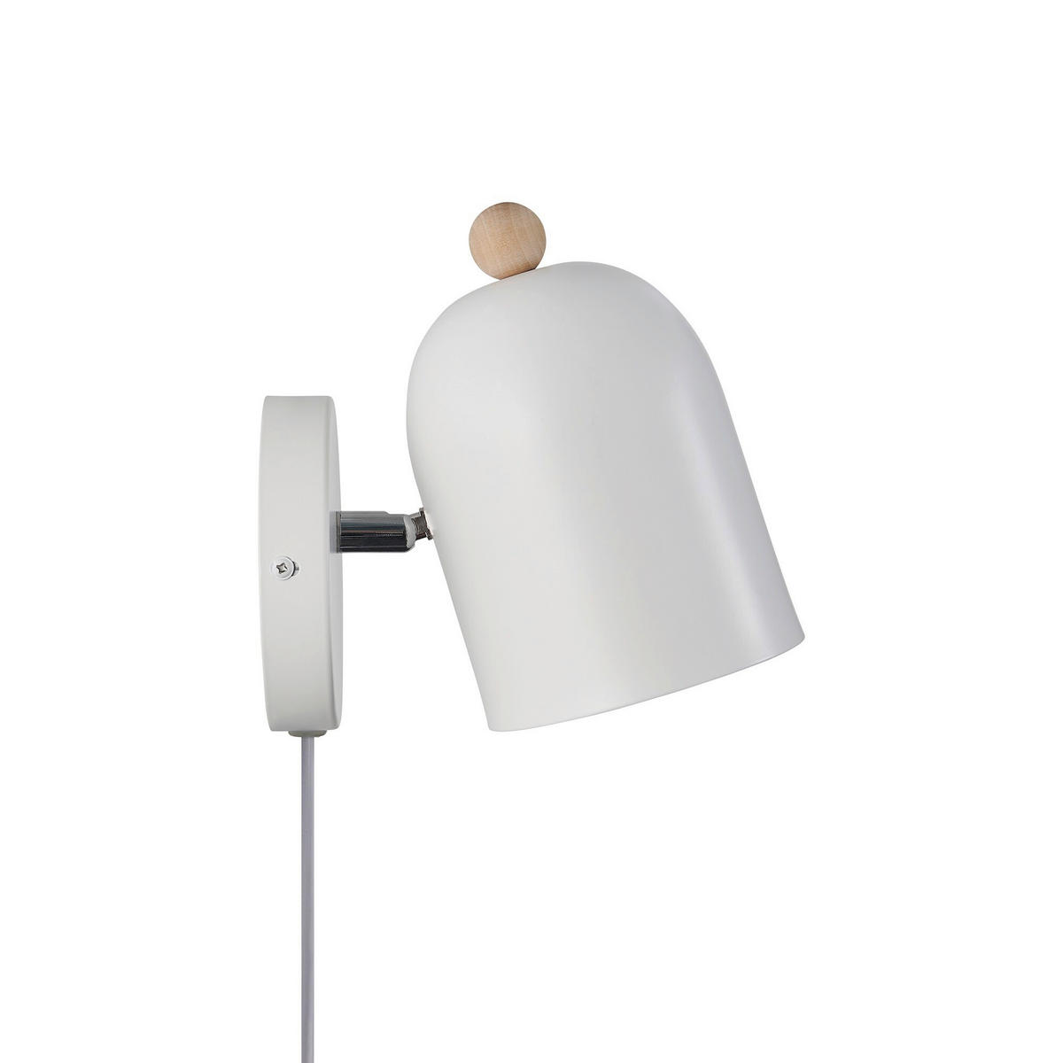 WANDLEUCHTE Gaston 19.5/19,5/19.5 cm  - Weiß, Design, Metall (19.5/19,5/19.5cm) - Nordlux