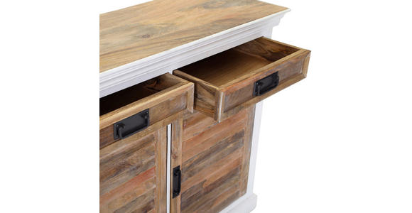 SIDEBOARD  in 160/90/40 cm  - Schwarz/Naturfarben, Design, Holz/Metall (160/90/40cm) - Landscape