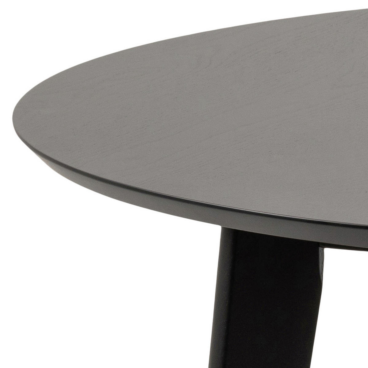 JEDÁLENSKÝ STÔL, dub, kaučukové drevo, čierna, 105/105/76 cm - čierna, Modern, drevo (105/105/76cm) - MID.YOU