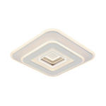 LED-DECKENLEUCHTE 35/35/6 cm   - Chromfarben/Weiß, Basics, Kunststoff/Metall (35/35/6cm) - Novel