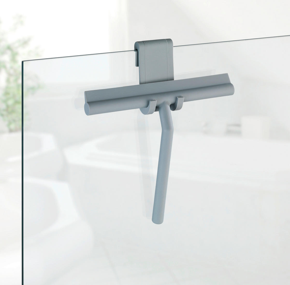 DUSCHSKRAPA  - grå, Basics, metall/plast (21/24,5/4cm)