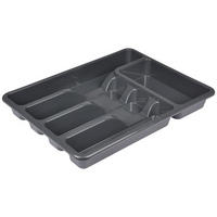 ULOŽAK ZA PRIBOR ZA JELO - antracit, Osnovno, plastika (39/29/5cm)