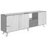 SIDEBOARD 234,3/70,6/46 cm - Eichefarben/Schwarz, Design, Holz/Holzwerkstoff (234,3/70,6/46cm) - Anrei SIDEBOARD 234,3/70,6/46 cm - Eichefarben/Schwarz, Design, Holz/Holzwerkstoff (234,3/70,6/46cm) - Anrei