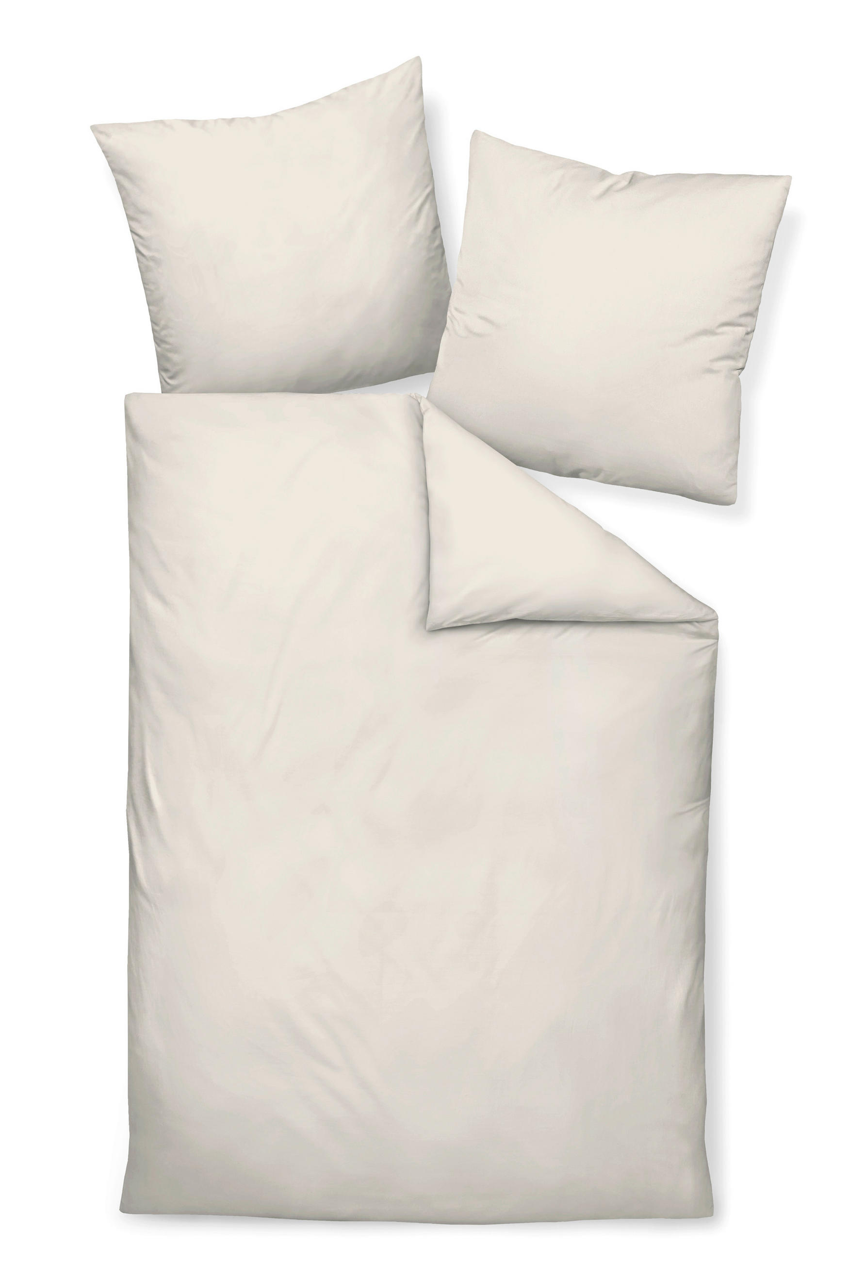 BETTWÄSCHE Giacomo Makosatin 200/200 cm  - Champagner, Basics, Textil (200/200cm) - Janine