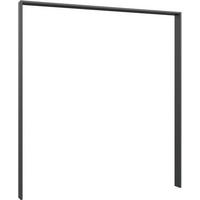 PASSEPARTOUTRAHMEN 183/200/12 cm   - Graphitfarben, Konventionell, Holzwerkstoff (183/200/12cm) - Modante