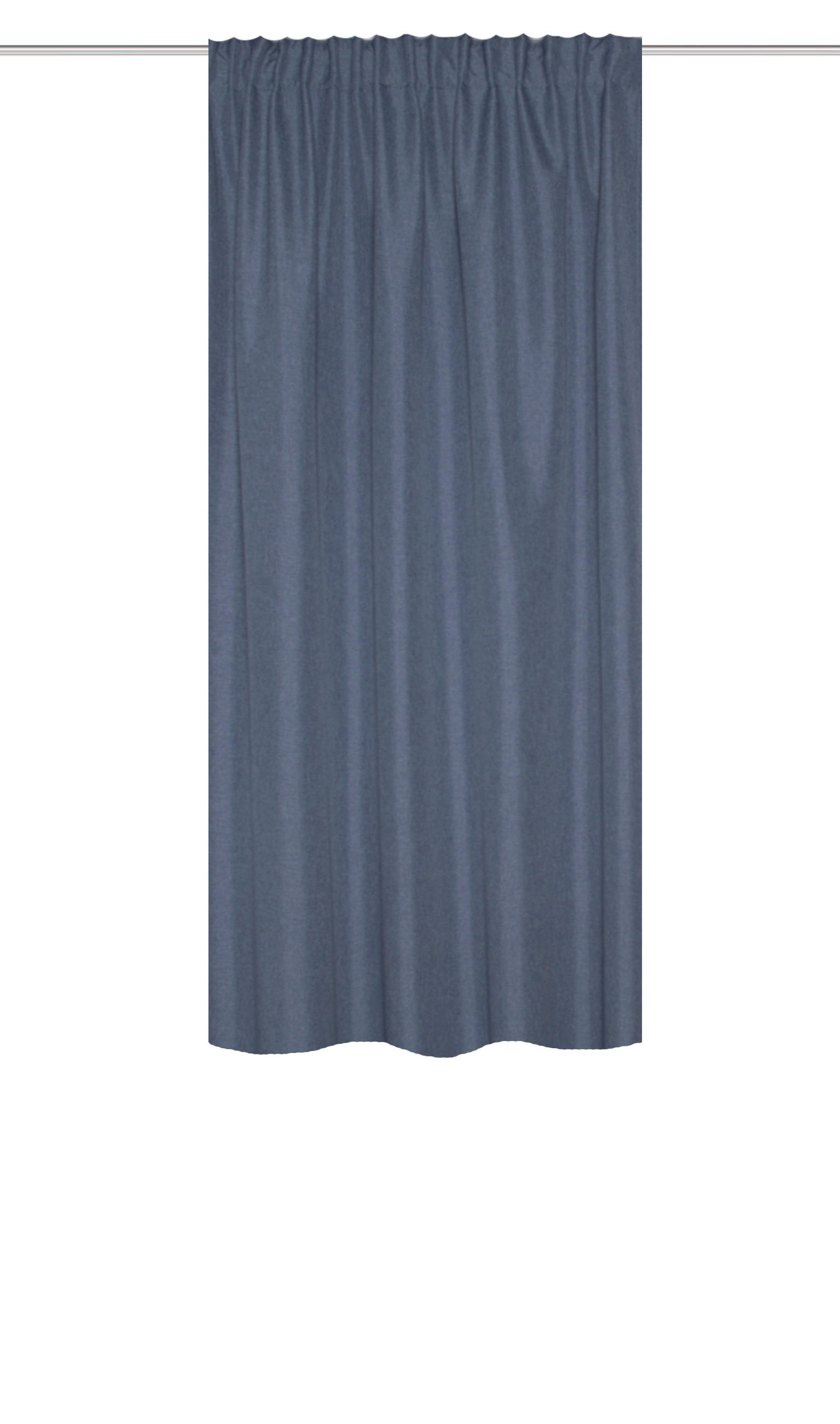 WÄRMESCHUTZVORHANG ESKIMO blickdicht 135/175 cm   - Blau, Basics, Textil (135/175cm)