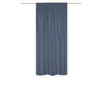 WÄRMESCHUTZVORHANG ESKIMO blickdicht 135/175 cm   - Blau, Basics, Textil (135/175cm)