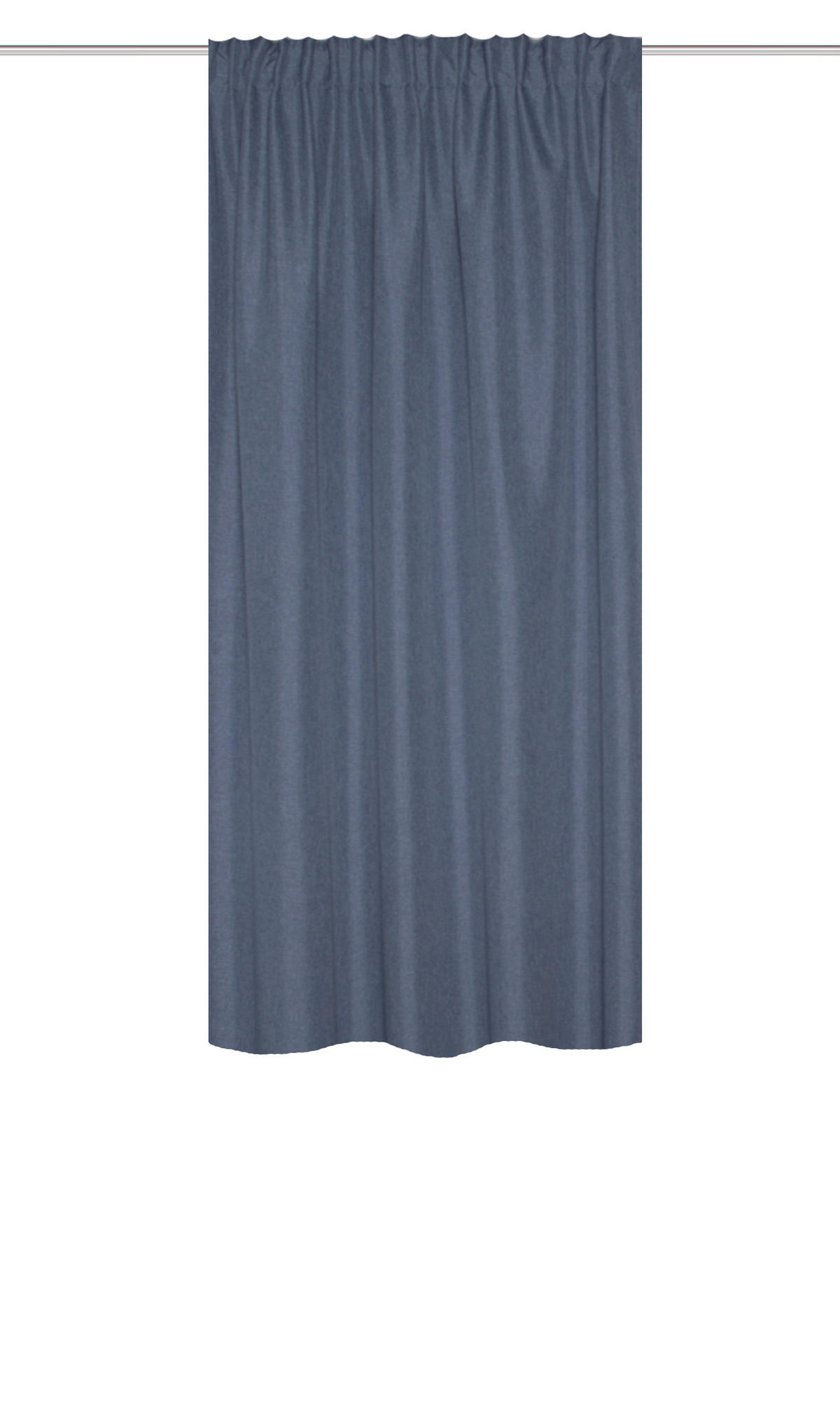 WÄRMESCHUTZVORHANG ESKIMO blickdicht 135/175 cm   - Blau, Basics, Textil (135/175cm)