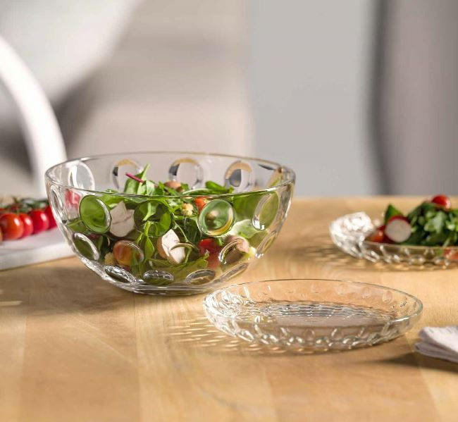 SCHÜSSEL Cucina Optic  22/10/22 cm  - Klar, Glas (22/10/22cm) - Leonardo
