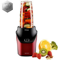 SMOOTHIE MAKER  - Rot/Schwarz, MODERN, Kunststoff (16/18/20,5cm) - Trisa Electronics