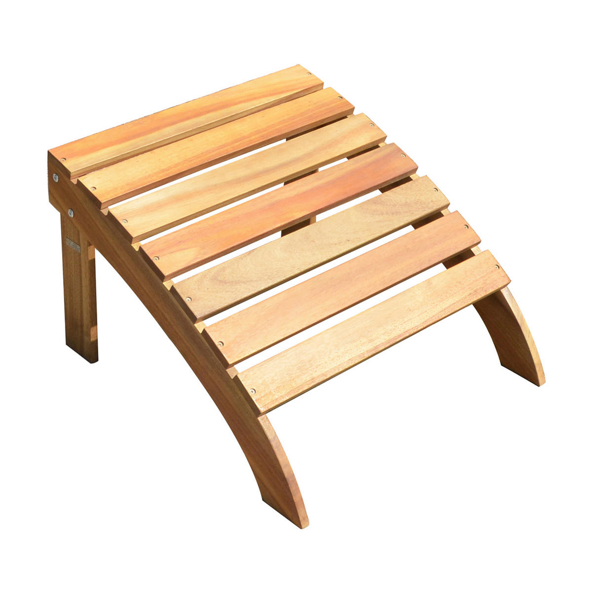 SLUNEČNÍ LEHÁTKO dřevo - bílá/barva eukalyptového dřeva, Basics, dřevo (142/70/93cm) - Gardenson
