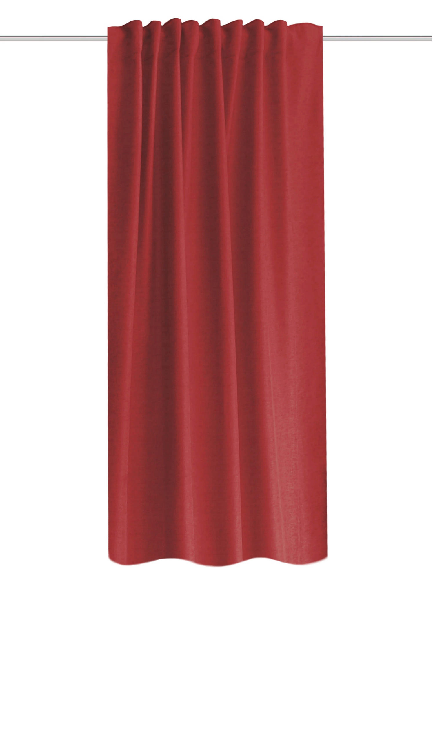 WÄRMESCHUTZVORHANG blickdicht  - Bordeaux, Basics, Textil (135/175cm) - Schmidt W. Gmbh