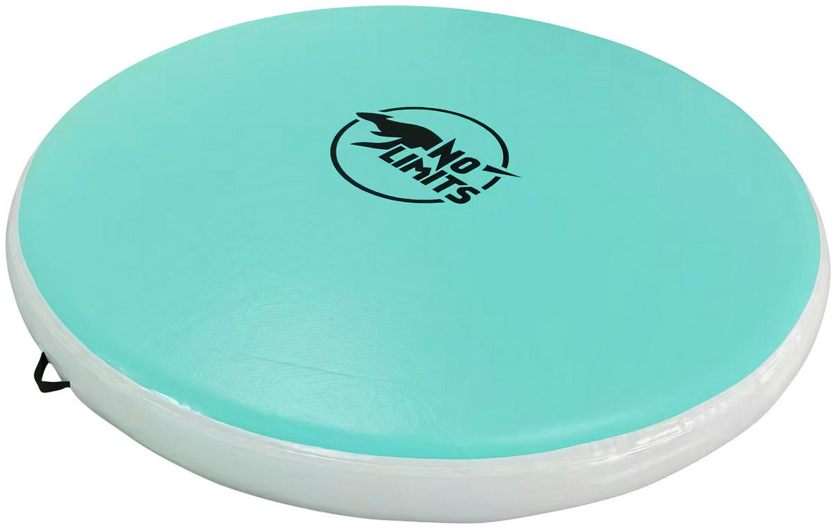 GYMNASTIKMATTE AIR SPORT  - Türkis/Weiß, MODERN, Kunststoff (200/20/200cm)