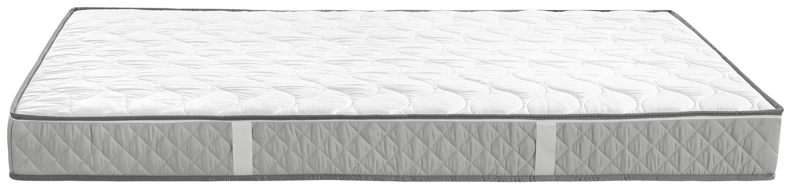 TAŠTIČKOVÁ MATRACE, 90/200 cm - bílá/šedá, Basics, textil (90/200cm) - Swedish Line