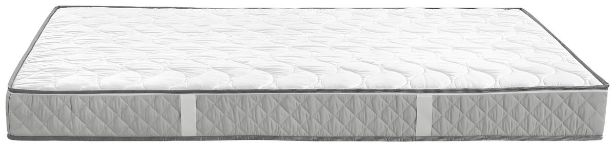 TAŠTIČKOVÁ MATRACE, 90/200 cm - bílá/šedá, Basics, textil (90/200cm) - Swedish Line