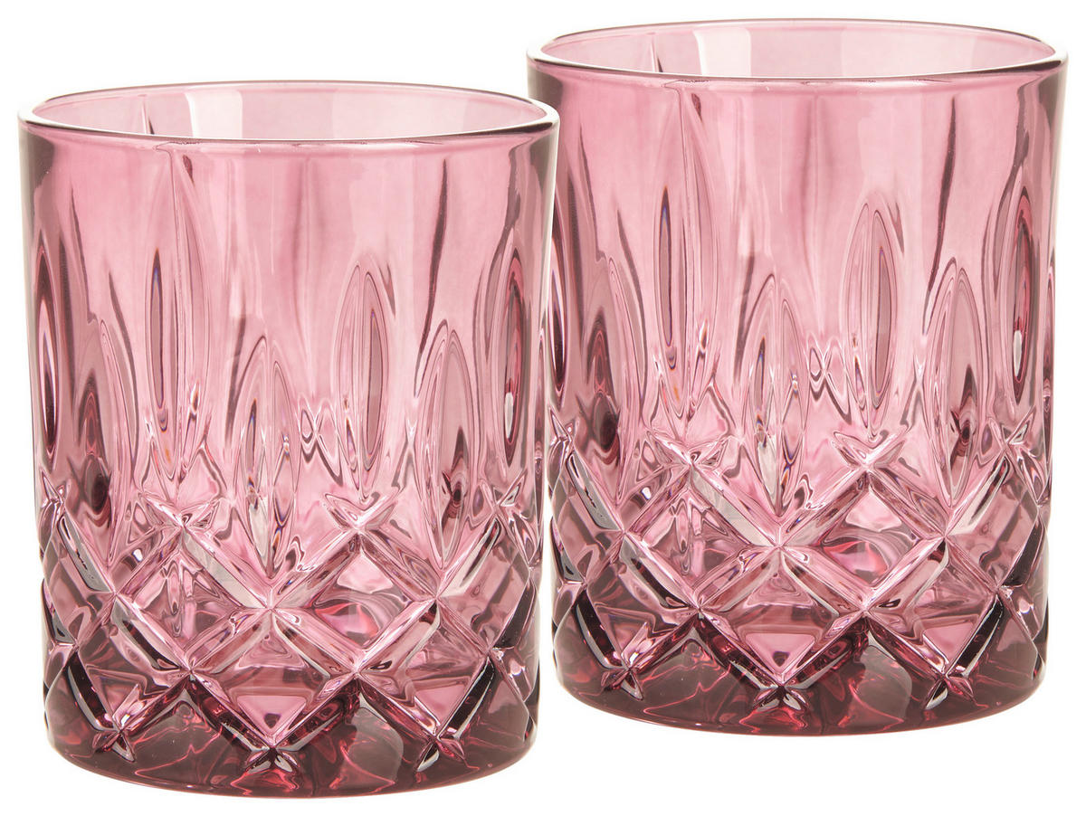 WHISKY-GLÄSERSET 295 ml 2-teilig  - Beere, LIFESTYLE, Glas - Nachtmann