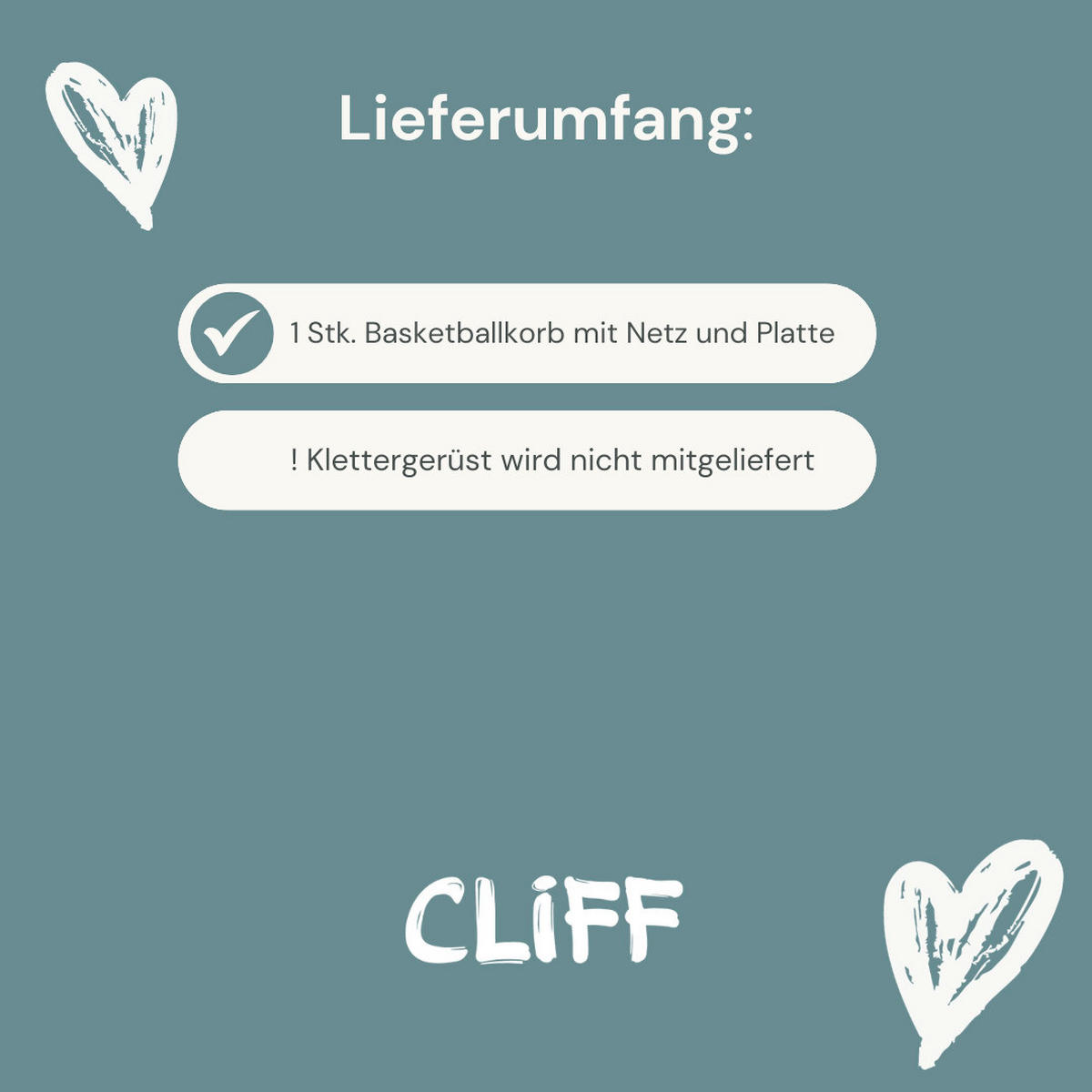 KLETTERGERÜST ZUBEHÖR  - Birkefarben, Basics, Holz (38/38cm) - CLIFF