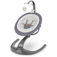 SCHAUKELSESSEL in Grau  - Grau, Basics, Kunststoff (70/65/96cm) - Lionelo