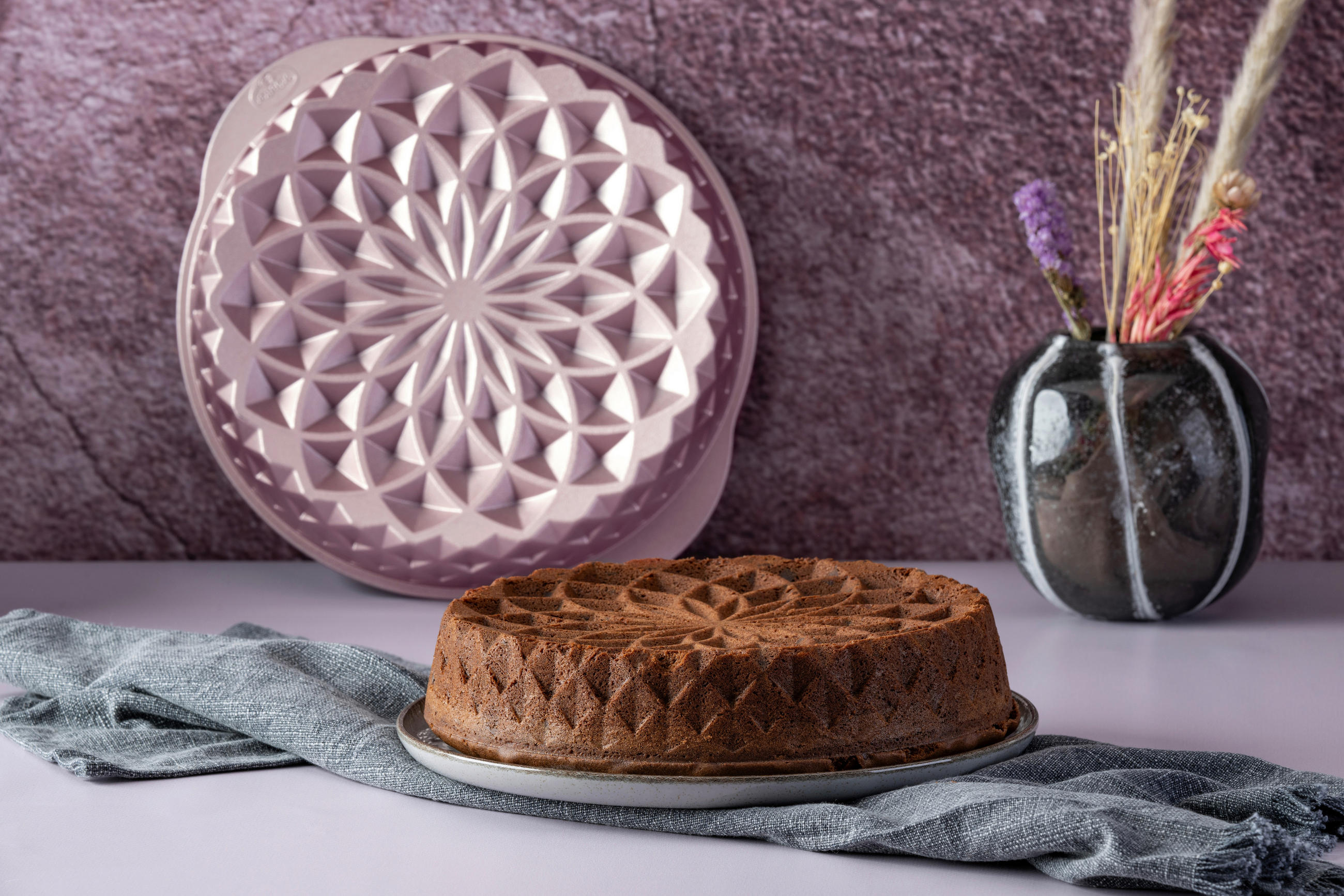 BACKFORM - Pink, Basics, Metall (26cm) - Dr.Oetker