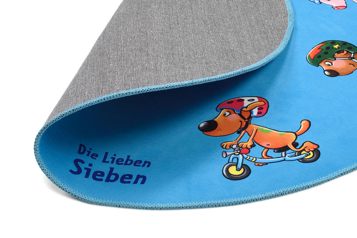 KINDERTEPPICH 100 cm Die Lieben Sieben  - Design, Textil (100cm)