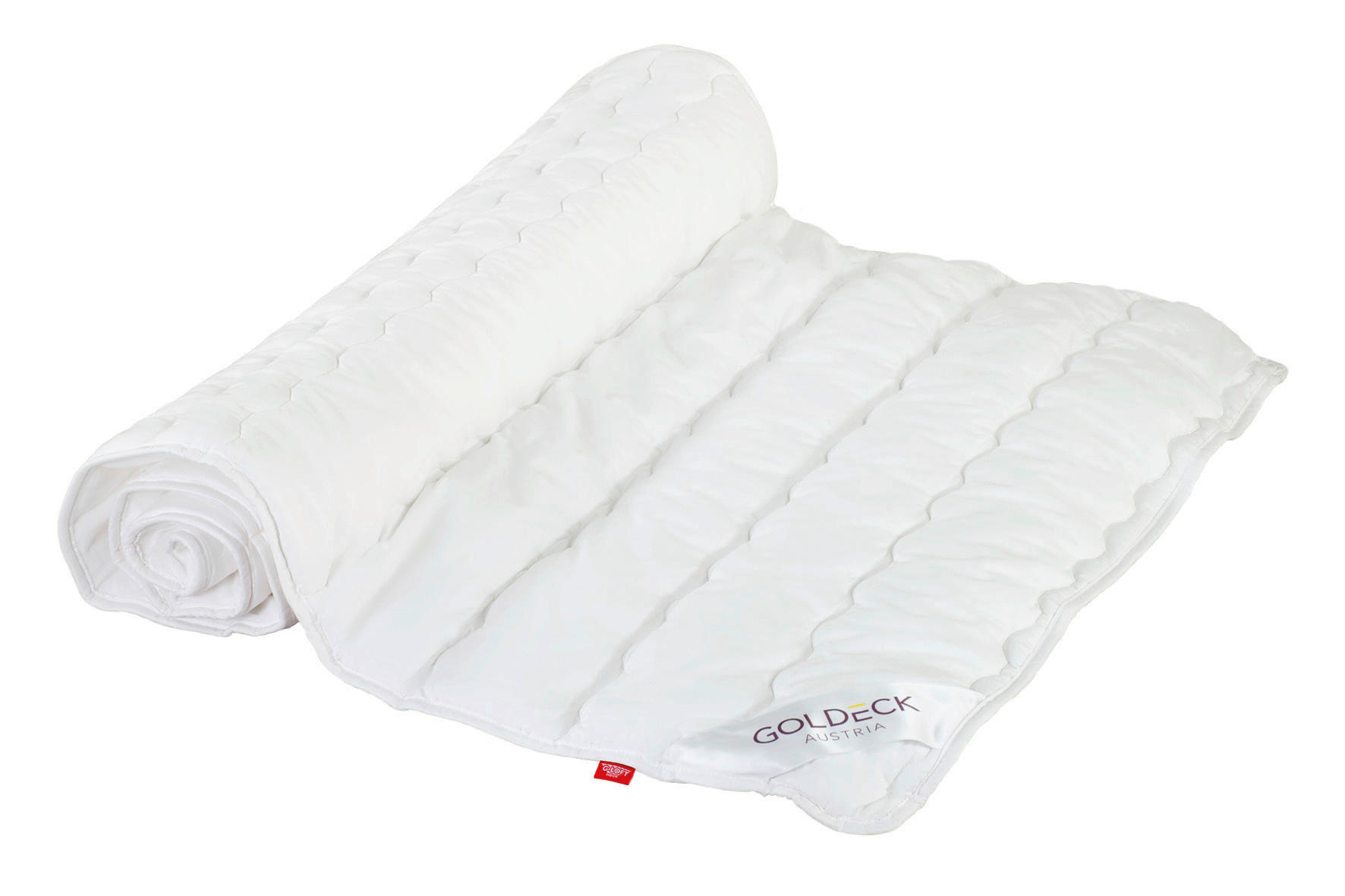 UNTERBETT 160/200 cm    - Weiß, Basics, Textil (160/200cm) - Goldeck Austria