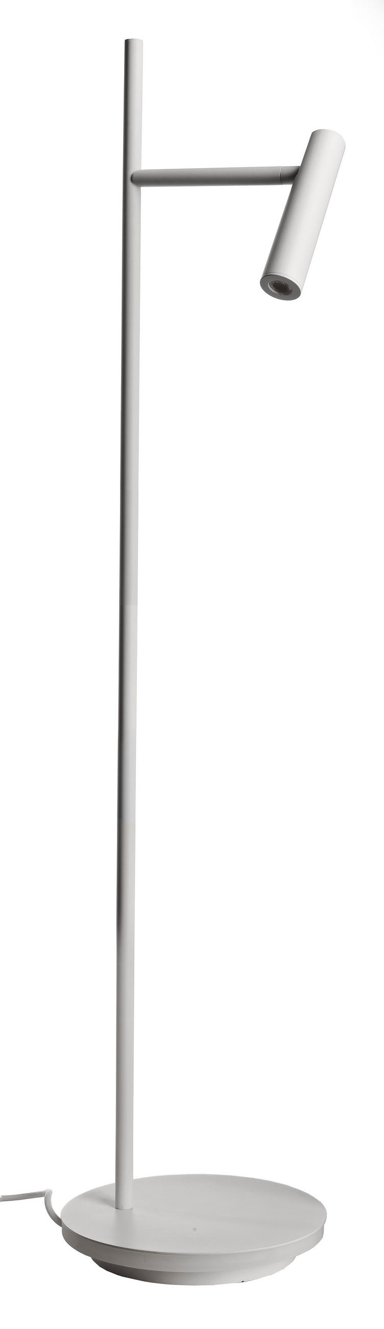 LED-STEHLEUCHTE Brahe 30/139 cm   - Weiß, Design, Metall (30/139cm)