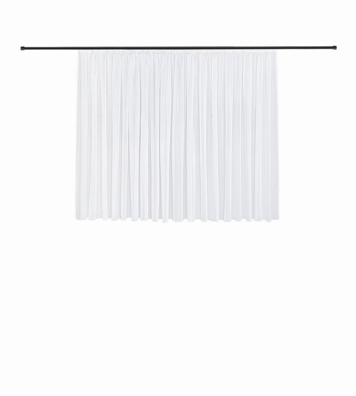 FERTIGSTORE  transparent  300/150 cm   - Weiß, Basics, Textil (300/150cm)