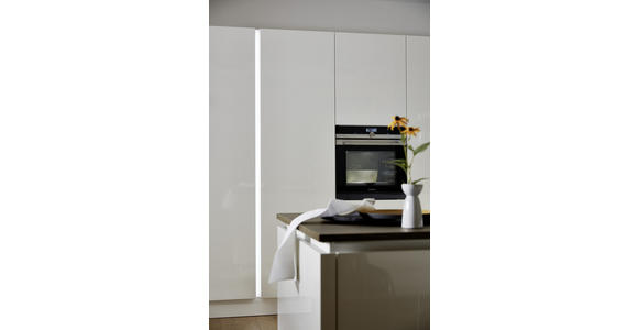 EINBAUKÜCHE - Eichefarben/Weiß, Design, Holzwerkstoff - Dieter Knoll