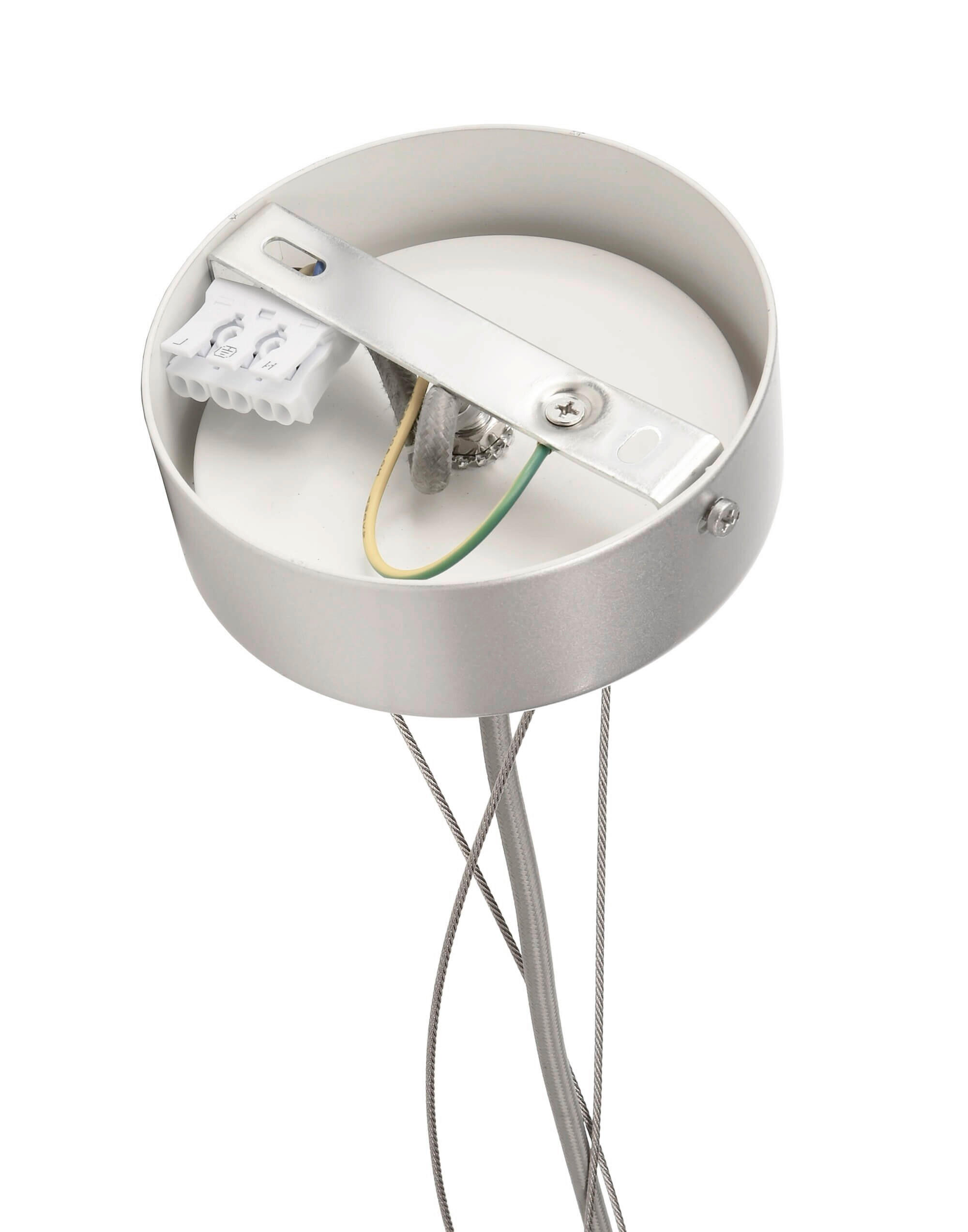 Thumbnail - Led-Hängeleuchte Menkar, Alu, Metall, rund,rund, 40x220x40 cm, RoHS, Europäischer Sicherheitsstandard, Lampen & Leuchten...