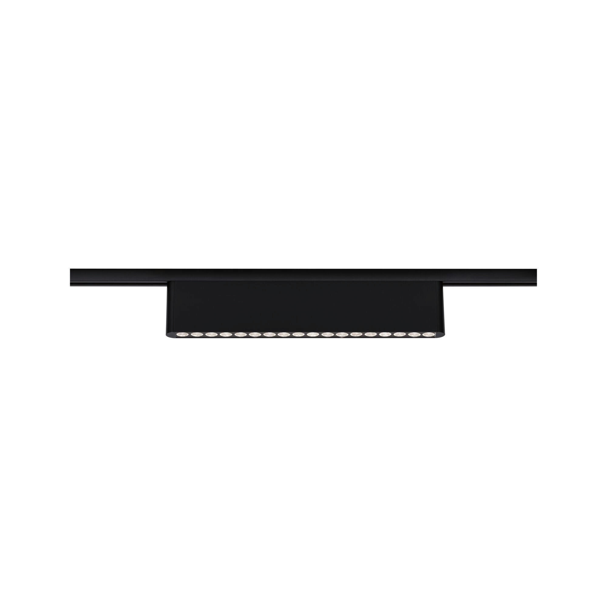 SCHIENENSYSTEM-STRAHLER Urail Zelos 37,2/7,4/2,3 cm  - Schwarz, Basics, Metall (37,2/7,4/2,3cm) - Paulmann