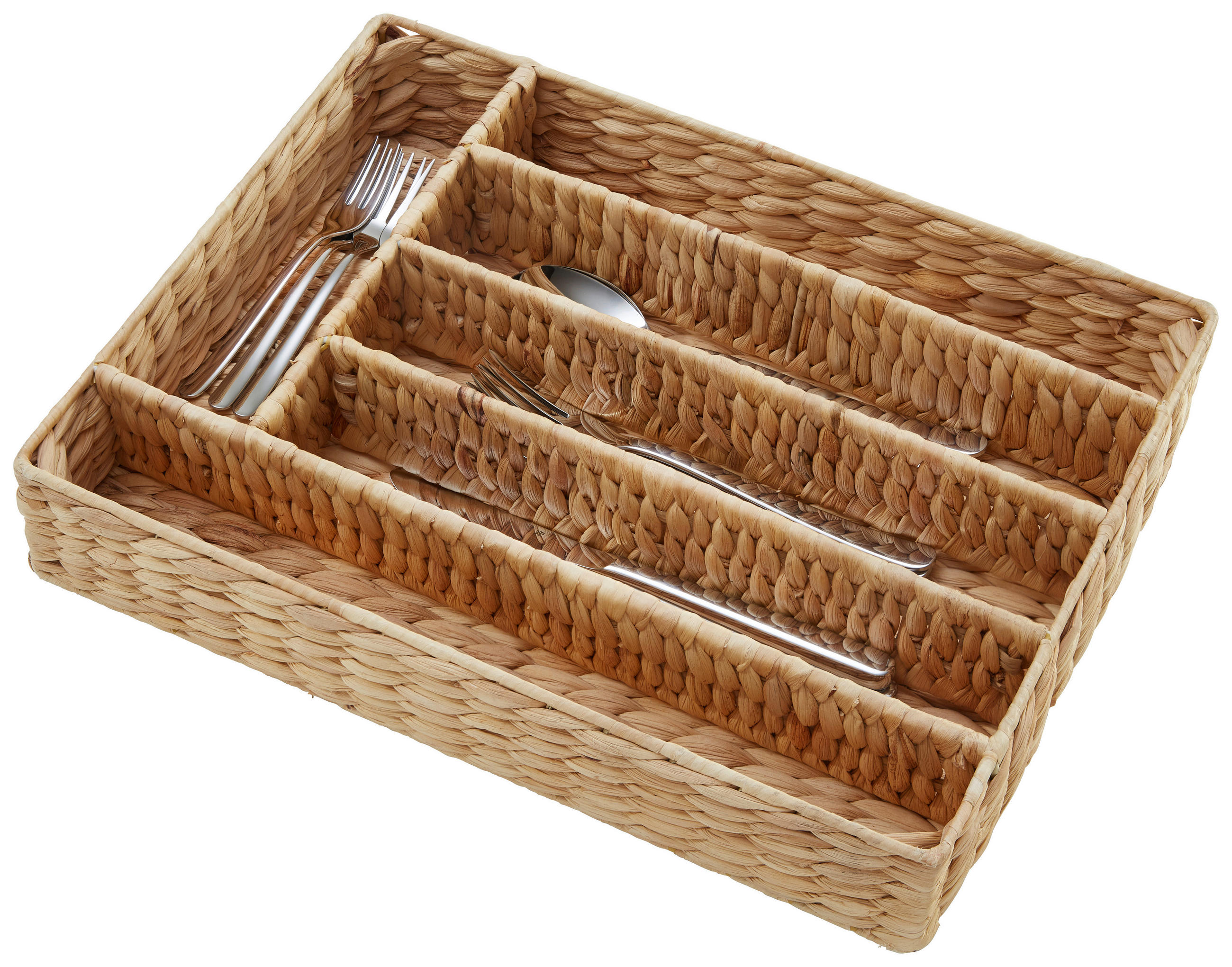 KORB - Naturfarben, KONVENTIONELL, Naturmaterialien/Metall (40/30/7cm) - Landscape