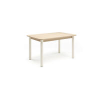 ESSTISCH in Metall, Holzwerkstoff 140/90/76 cm   - Hellbraun/Weiß, Natur, Holzwerkstoff/Metall (140/90/76cm) - Tom Tailor