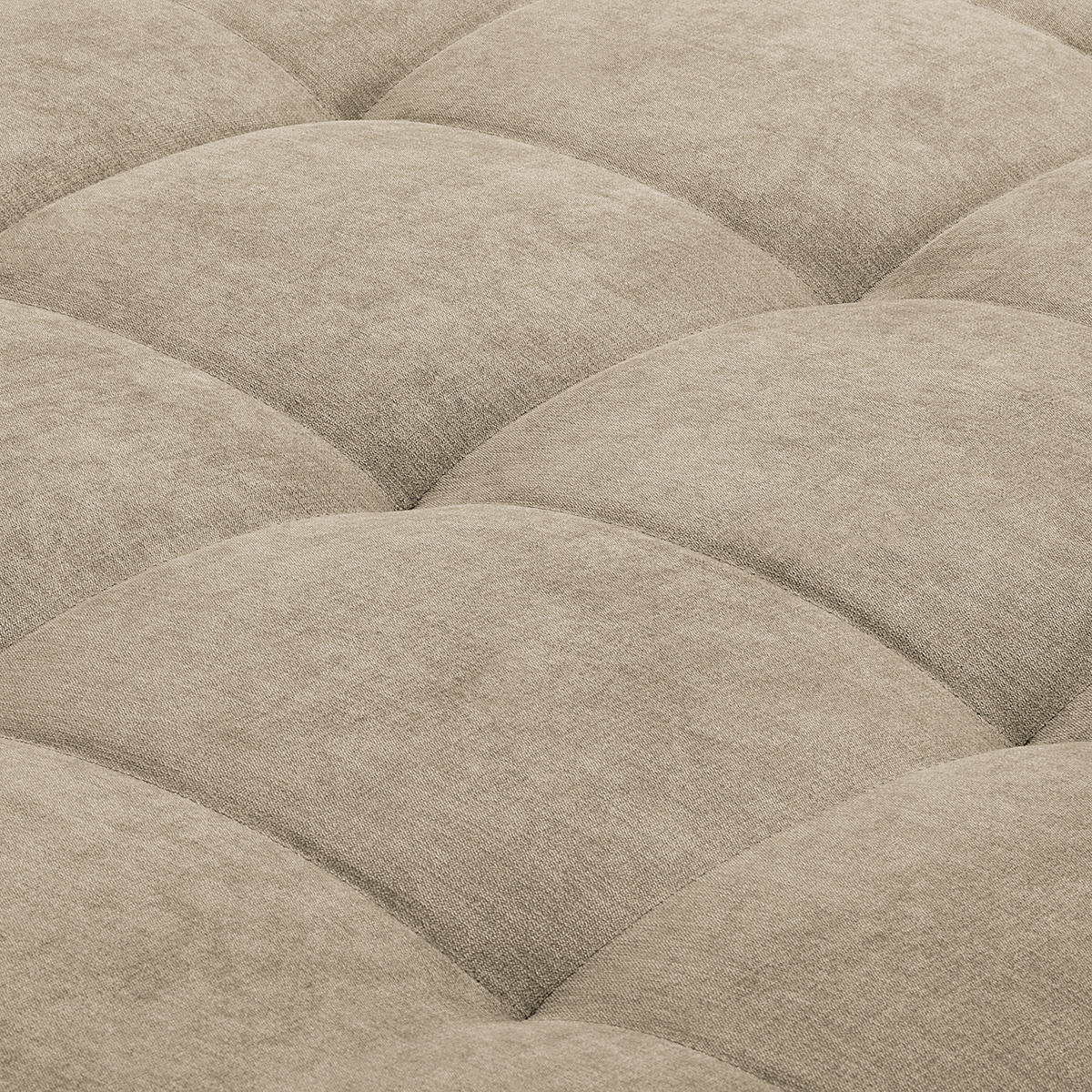 ECKSOFA Naomi Cappuccino Mikrofaser Rückenkissen  - Schwarz/Cappuccino, Design, Kunststoff/Textil (243/284cm) - P & B