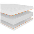 WENDEMATRATZE 80/200 cm Höhe ca. 14 cm  - Weiß, Basics, Textil (80/200cm) - Xora