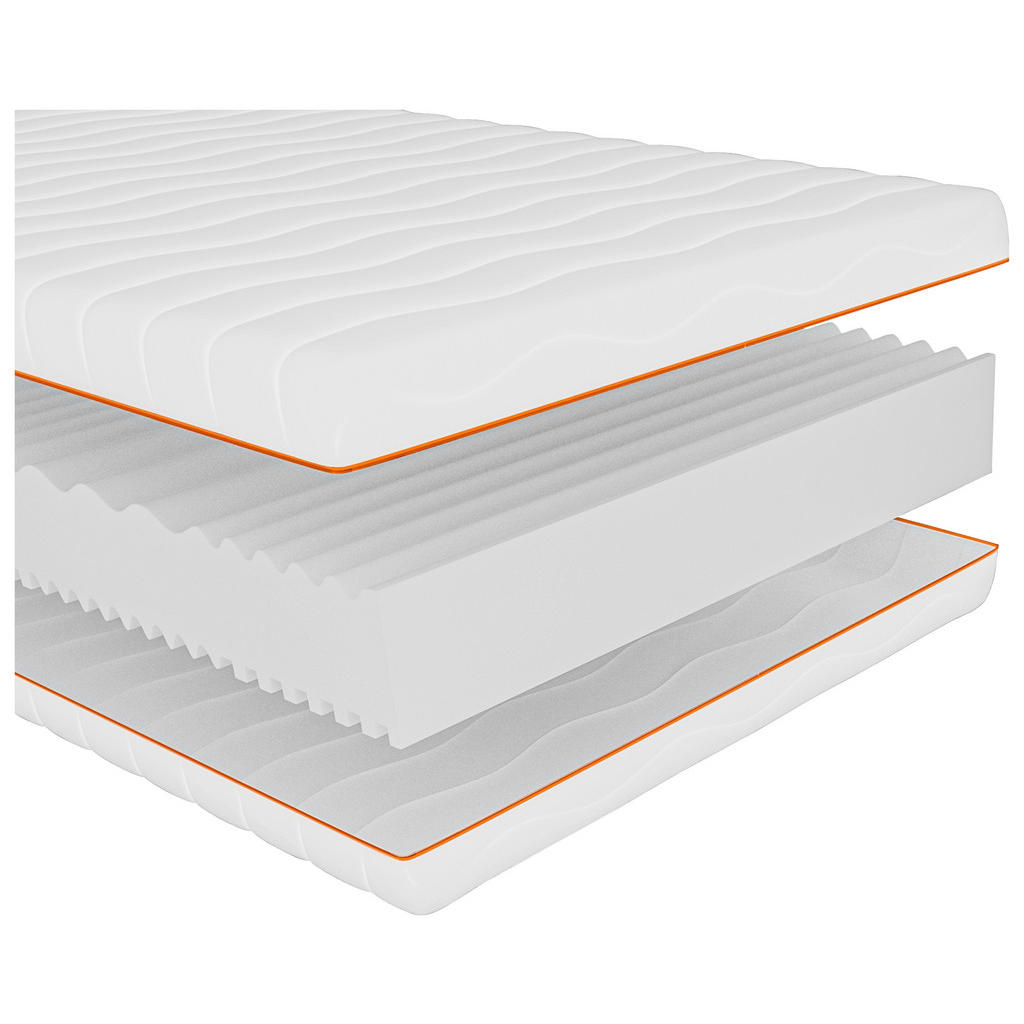 Thumbnail - Xora Wendematratze, Weiß, Textil, H2 + H3, rechteckig, 80x200 cm, Oeko-Tex® Standard 100, Bezug abnehmbar/waschbar, für ...
