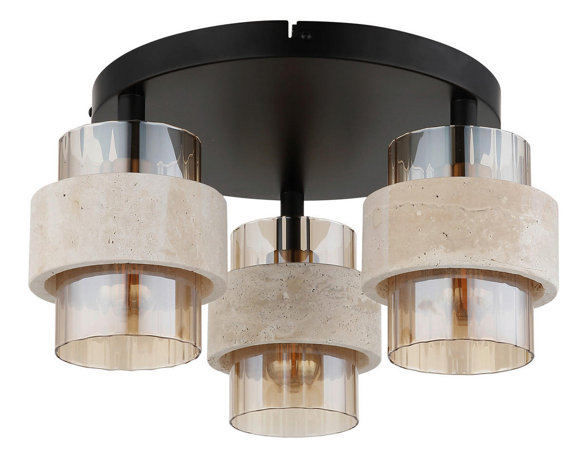 TAKLAMPA Daren 37,5/20,5 cm  - orange/beige, Basics, metall/glas (37,5/20,5cm)