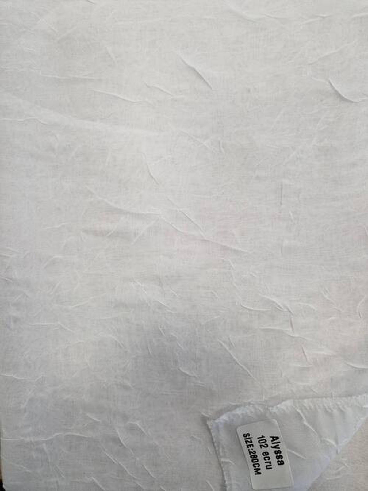 MATERIJAL ZA ZAVESE ecru - ecru, Osnovno, tekstil (280cm)
