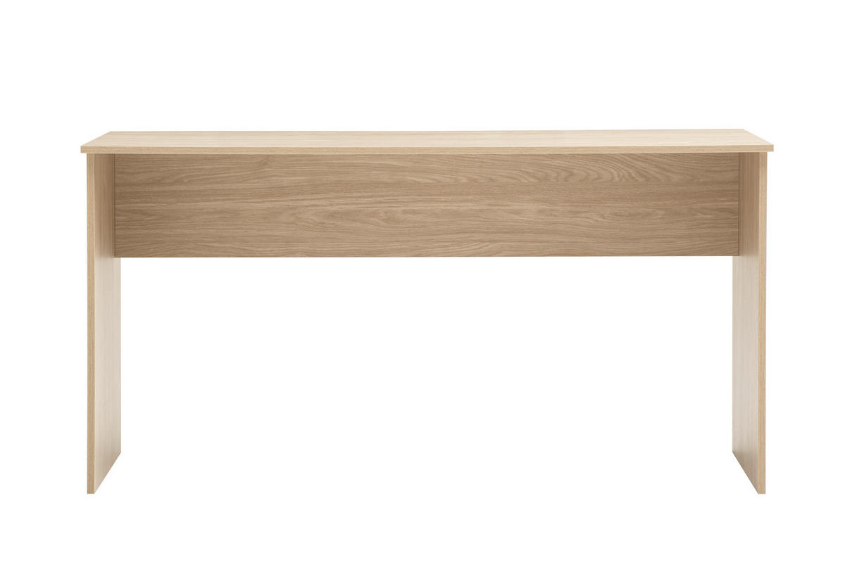 SCHREIBTISCH 144/65/73,6 cm Eichefarben  - Eichefarben, MODERN, Holzwerkstoff/Metall (144/65/73,6cm) - MID.YOU
