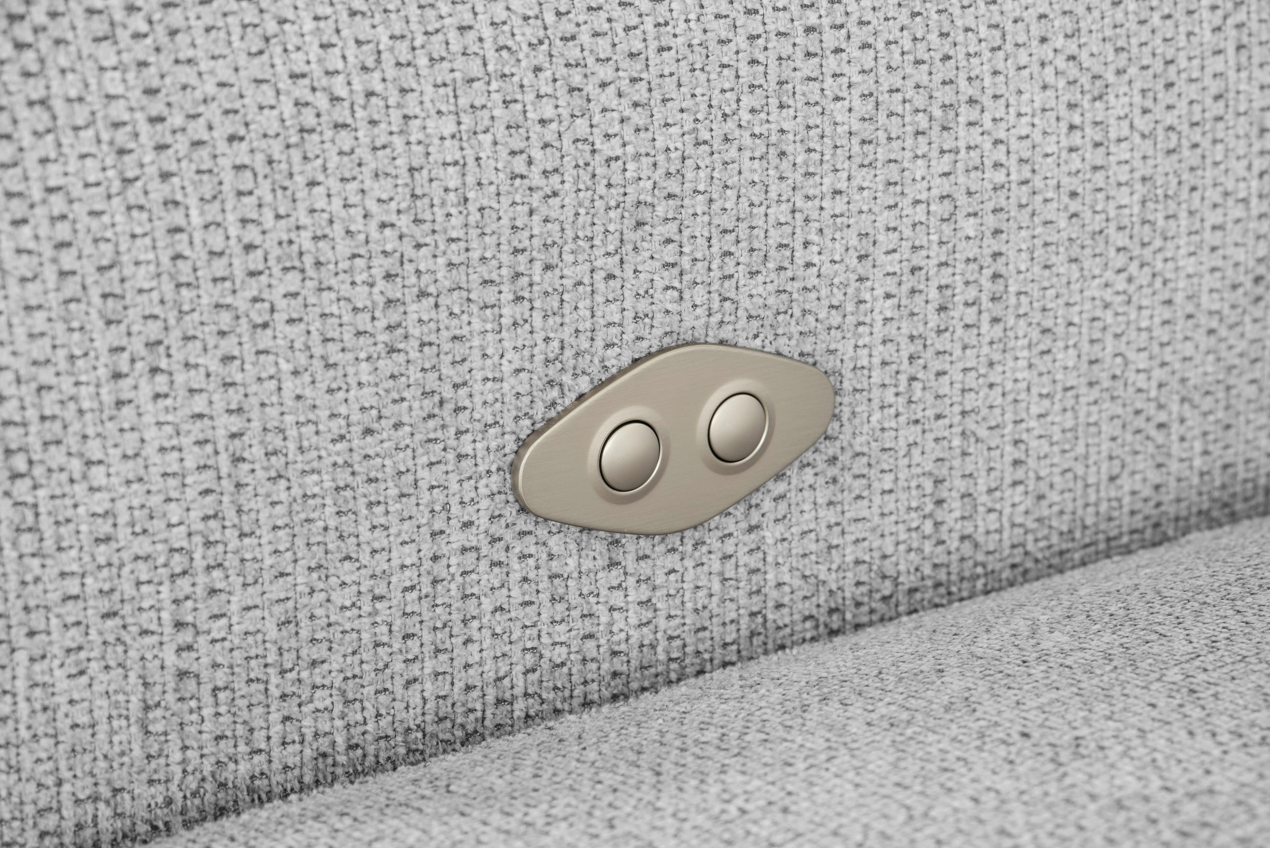 ECKSOFA in Struktur Silberfarben  284/205 cm  - Silberfarben/Schwarz, Design, Kunststoff/Textil (284/205cm) - Xora