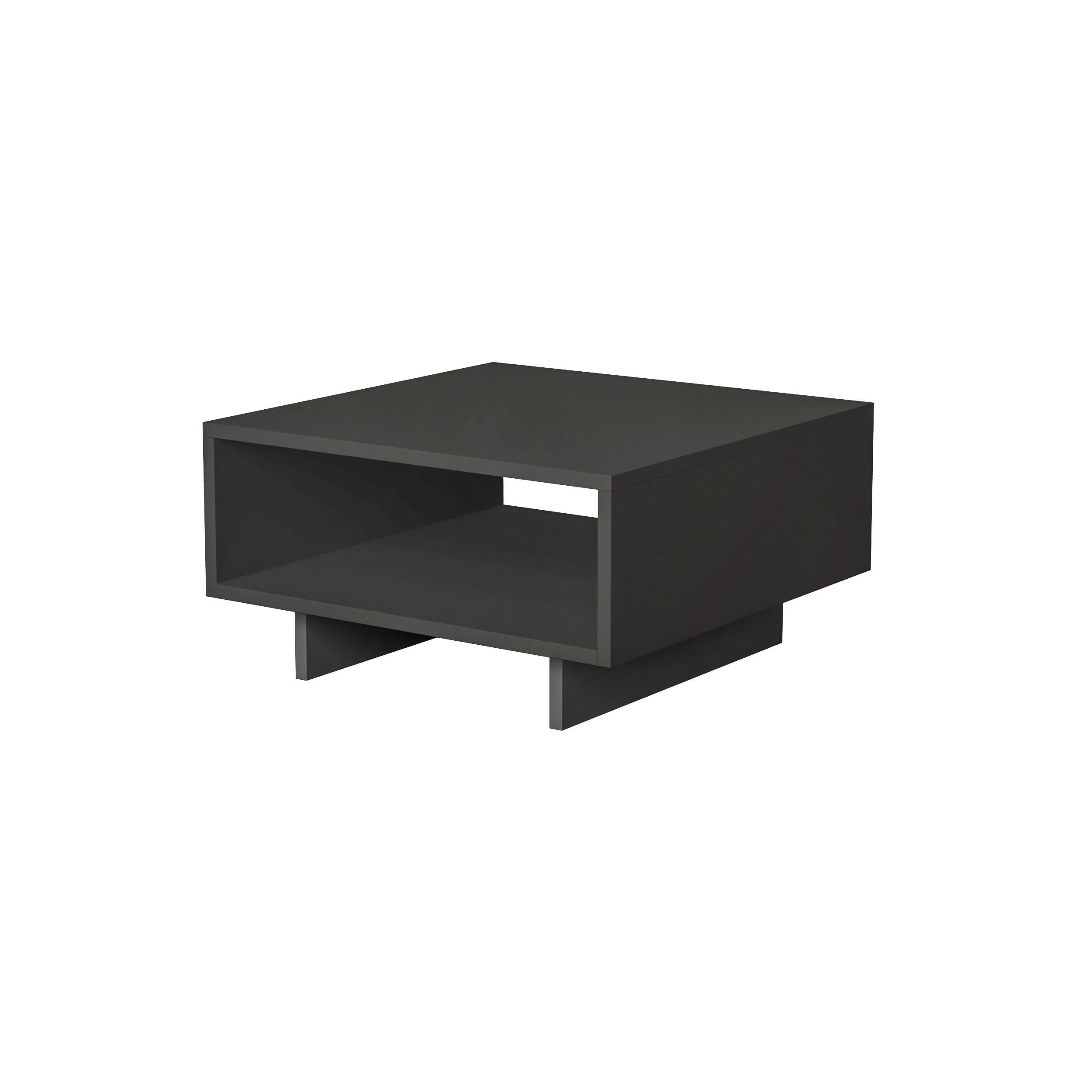 COUCHTISCH in Holzwerkstoff  - Anthrazit, Design, Holzwerkstoff (60/32/60cm) - Livetastic