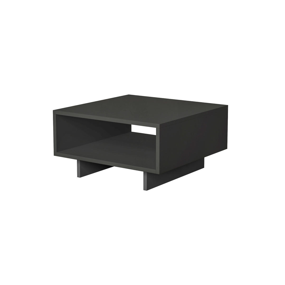 COUCHTISCH quadratisch Anthrazit  - Anthrazit, Design, Holzwerkstoff (60/32/60cm) - Livetastic