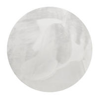 HOCHFLORTEPPICH 100 cm Anna Grau rund  - Grau, KONVENTIONELL, Textil (100cm) - WECON HOME BASIC