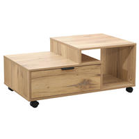 COUCHTISCH 90/50/40 cm rechteckig Eichefarben  - Eichefarben, Design, Holzwerkstoff/Kunststoff (90/50/40cm) - MID.YOU