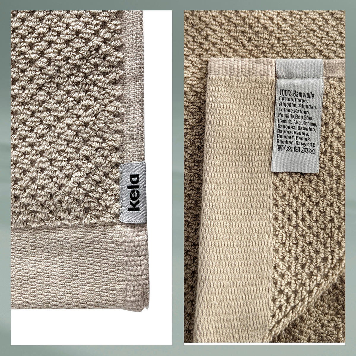 HANDTUCH Lavinia Beige  - Beige, Basics, Textil (50/100cm) - Kela