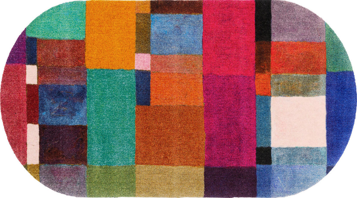 FUßMATTE  50/90 cm  Multicolor  - Multicolor, Design, Kunststoff/Textil (50/90cm) - wash+dry