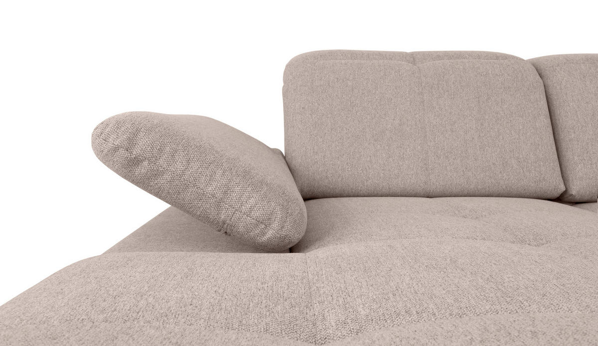 WOHNLANDSCHAFT in Beige  - Beige/Grau, Design, Textil/Metall (173/328/215cm) - MID.YOU