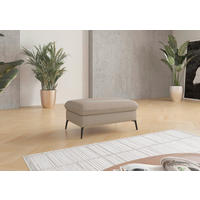 HOCKER in Textil Taupe  - Taupe/Creme, KONVENTIONELL, Textil/Metall (104/47/69cm) - Sit & More